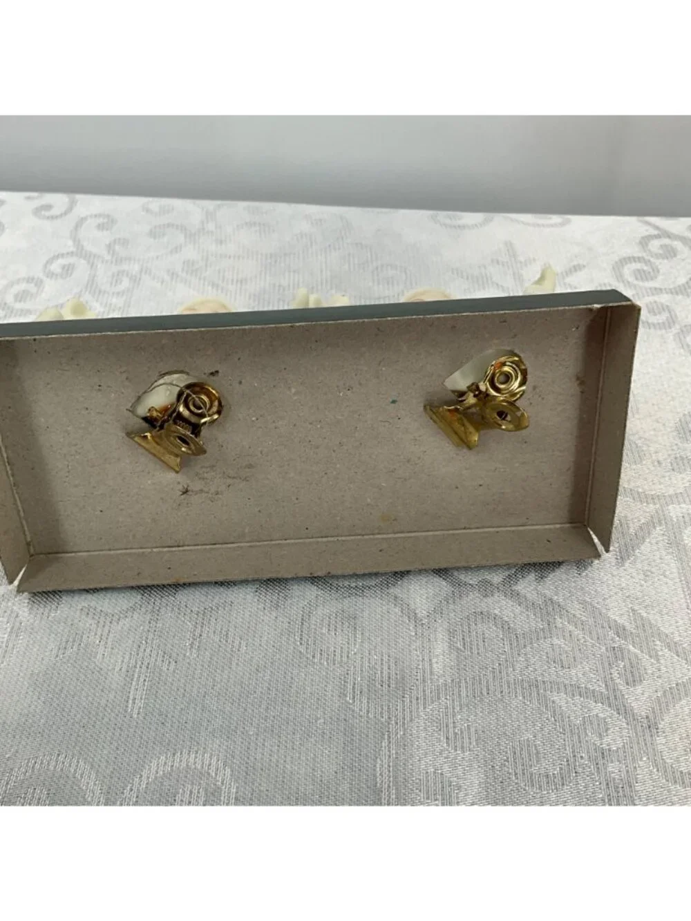 Department 56 Snowbabies Bisque Clip-On Ornaments‎ Set Of 2 Vintage #7976-6